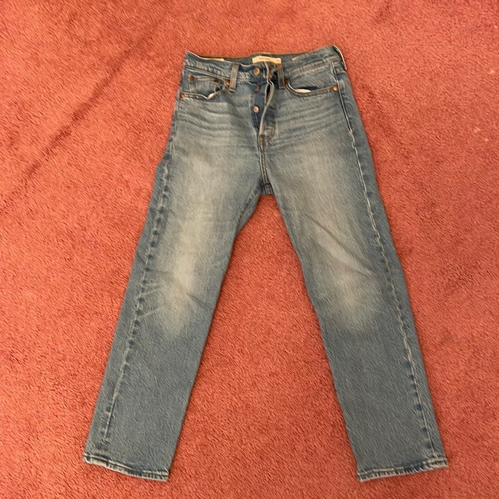 Levi’s wedge straight jeans
